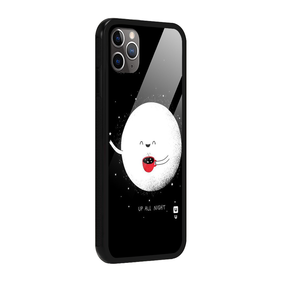 Up All Night Glass Back Case for iPhone 11 Pro Max