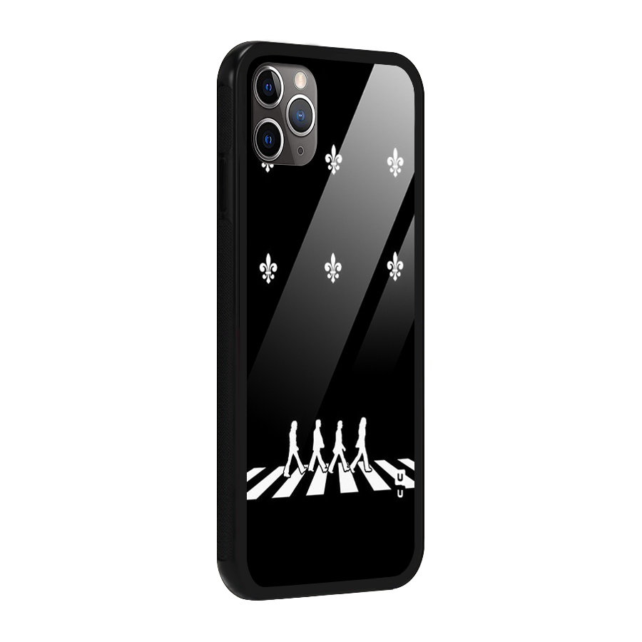 Walking Four Glass Back Case for iPhone 11 Pro Max
