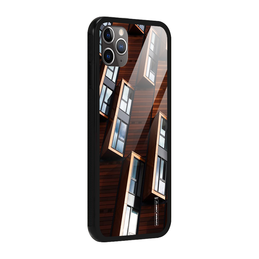 Window Abstract Glass Back Case for iPhone 11 Pro Max