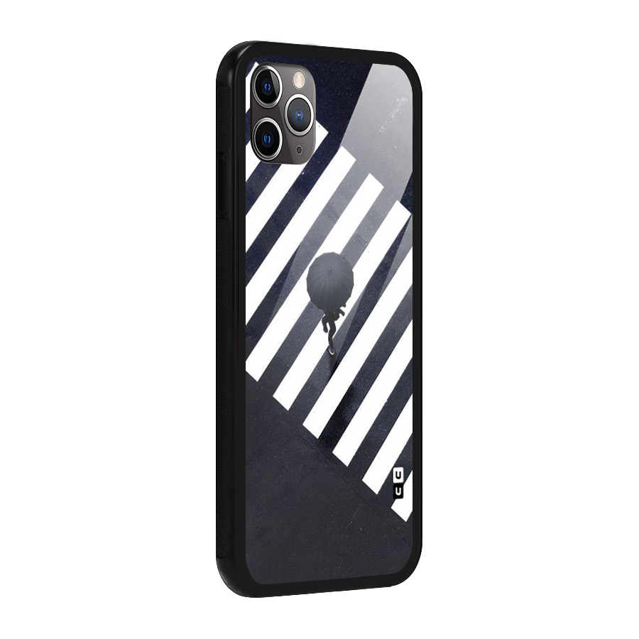 Zebra Walking Glass Back Case for iPhone 11 Pro Max