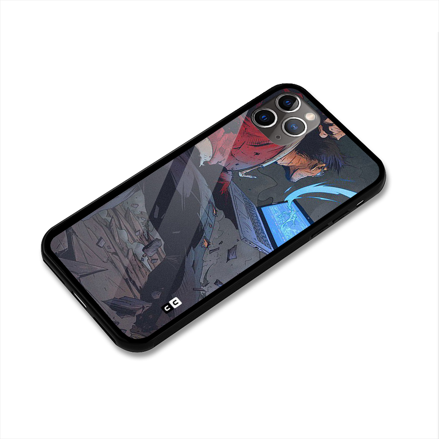 Angry Programmer Glass Back Case for iPhone 11 Pro Max