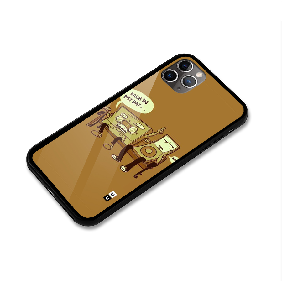 Back In Day Casette Glass Back Case for iPhone 11 Pro Max