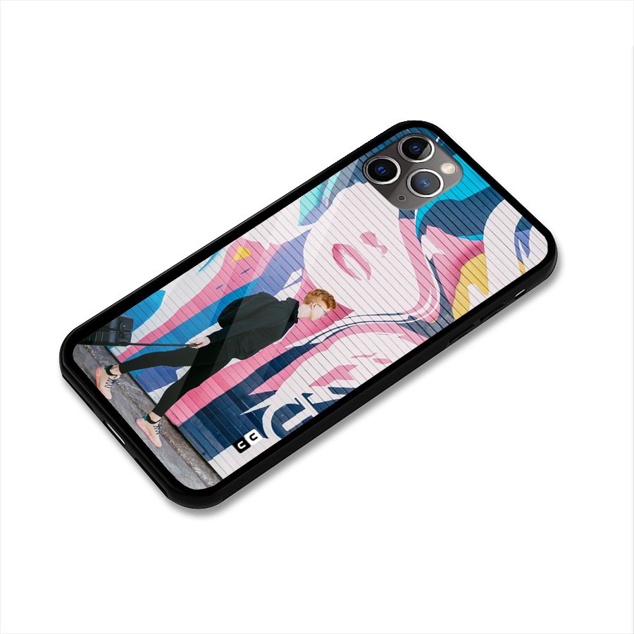 Backpacker Glass Back Case for iPhone 11 Pro Max