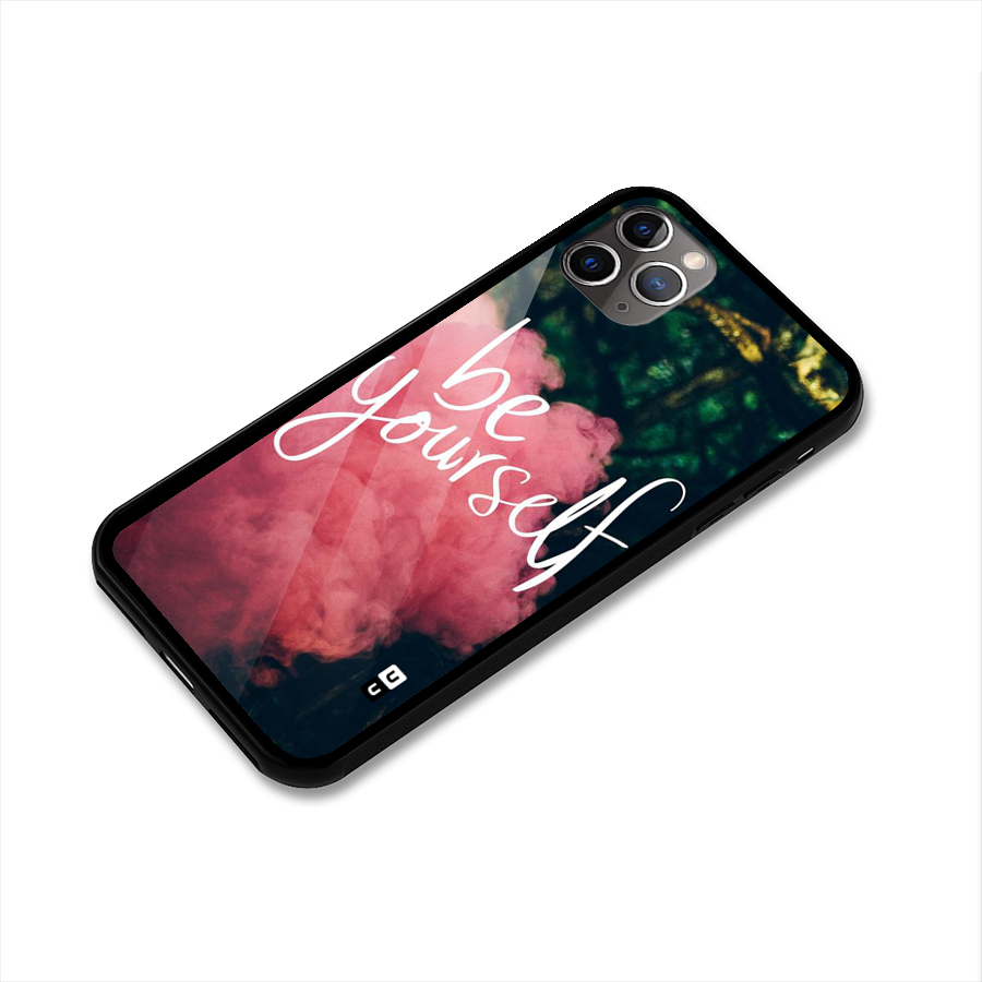 Be Yourself Greens Glass Back Case for iPhone 11 Pro Max