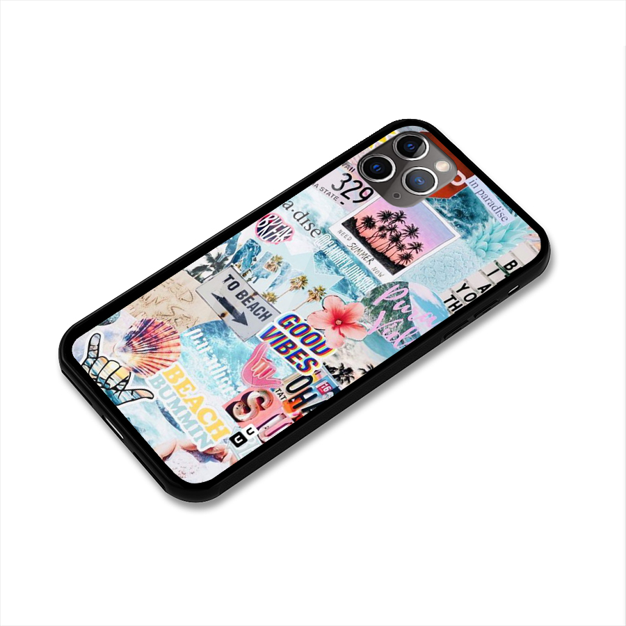 Beaching Life Glass Back Case for iPhone 11 Pro Max