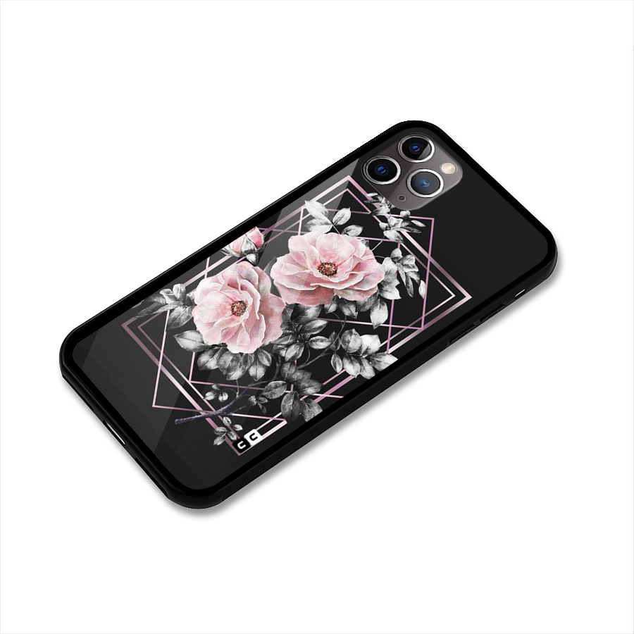 Beguilling Pink Floral Glass Back Case for iPhone 11 Pro Max