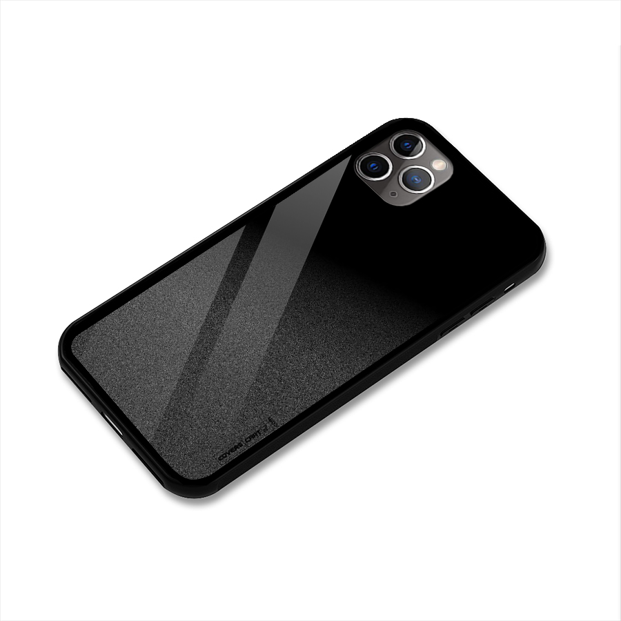 Black Grey Noise Fusion Glass Back Case for iPhone 11 Pro Max