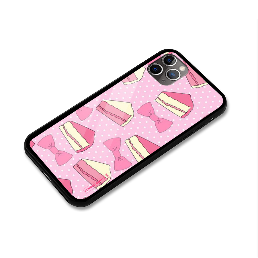 Bow Cake Glass Back Case for iPhone 11 Pro Max
