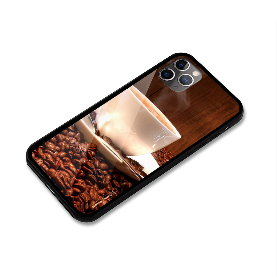 Caffeine Beans Glass Back Case for iPhone 11 Pro Max