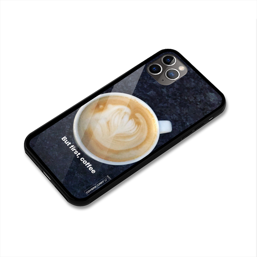 Cappuccino Coffee Glass Back Case for iPhone 11 Pro Max