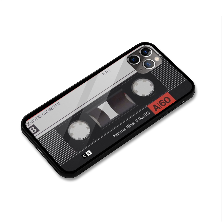 Casette Design Glass Back Case for iPhone 11 Pro Max