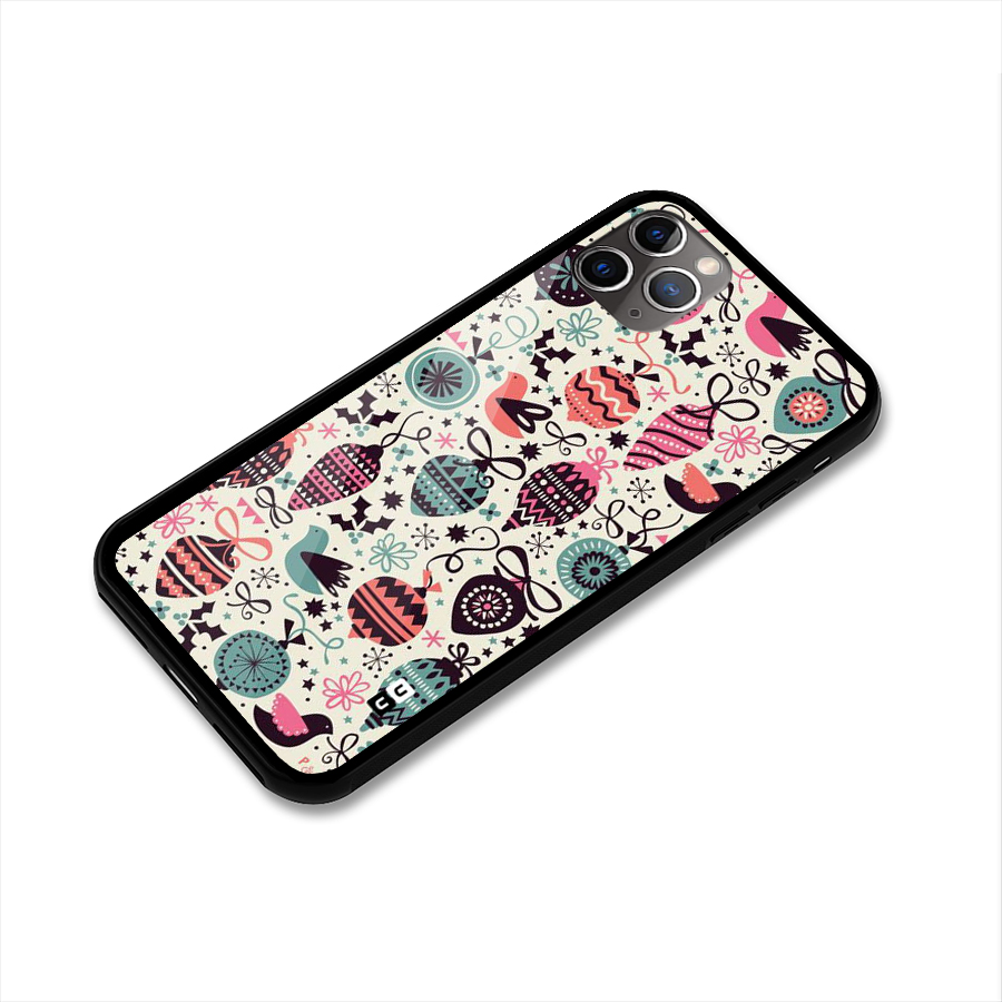 Celebration Pattern Glass Back Case for iPhone 11 Pro Max