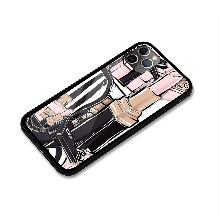 Class Girl Design Glass Back Case for iPhone 11 Pro Max