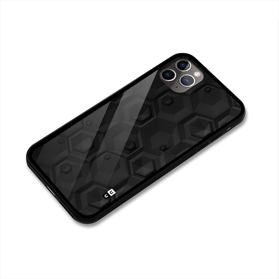 Classic Hexa Glass Back Case for iPhone 11 Pro Max