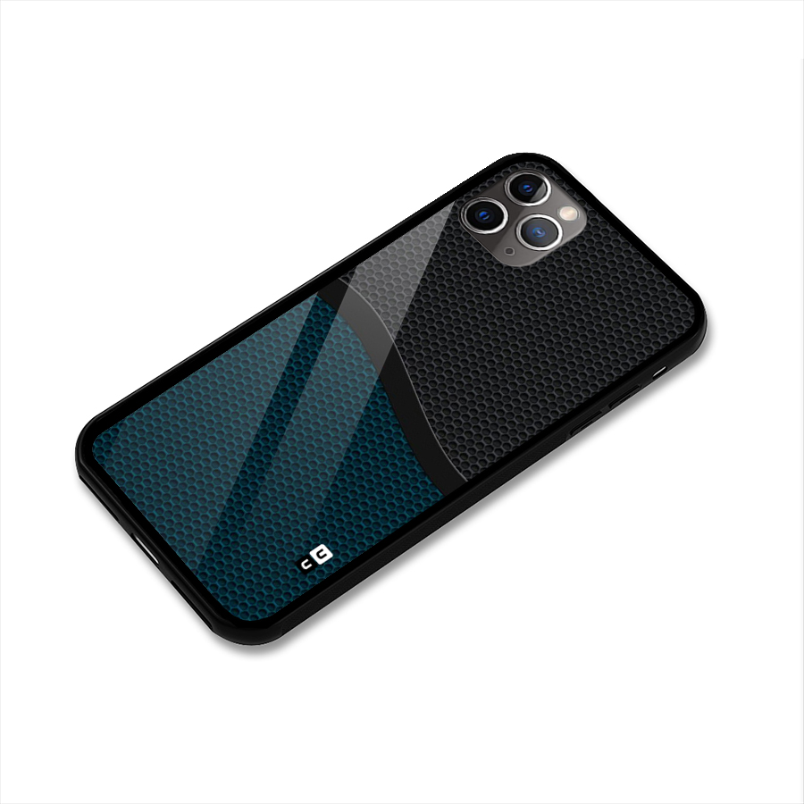 Classy Rugged Bicolor Glass Back Case for iPhone 11 Pro Max