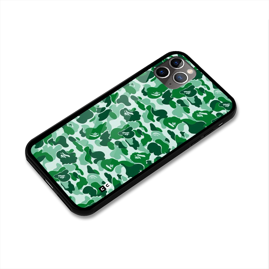 Colorful Camouflage Glass Back Case for iPhone 11 Pro Max