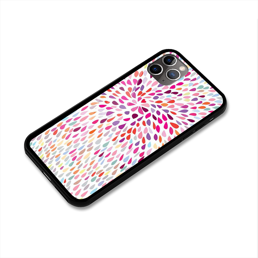 Colorful Decorative Pattern Glass Back Case for iPhone 11 Pro Max