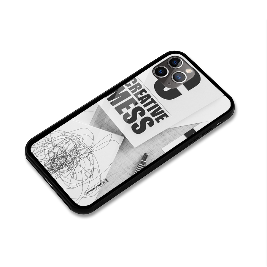 Creative Mess Glass Back Case for iPhone 11 Pro Max