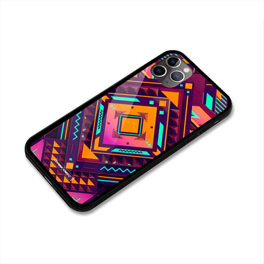 Creative Rhombus Glass Back Case for iPhone 11 Pro Max