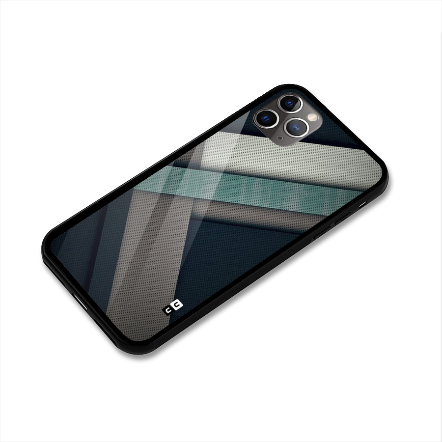 Dark Stripes Glass Back Case for iPhone 11 Pro Max