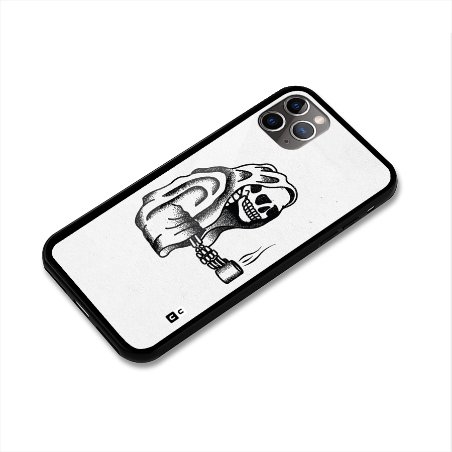 Dead But Coffee Glass Back Case for iPhone 11 Pro Max