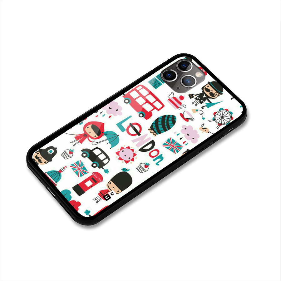 Double Decker Glass Back Case for iPhone 11 Pro Max