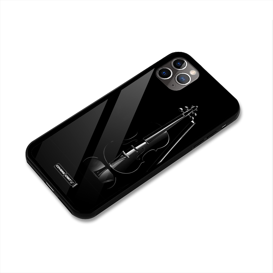 Elegant Violin Glass Back Case for iPhone 11 Pro Max