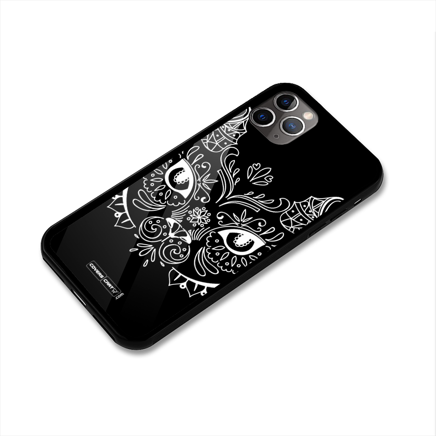 Ethnic Cat Design Glass Back Case for iPhone 11 Pro Max