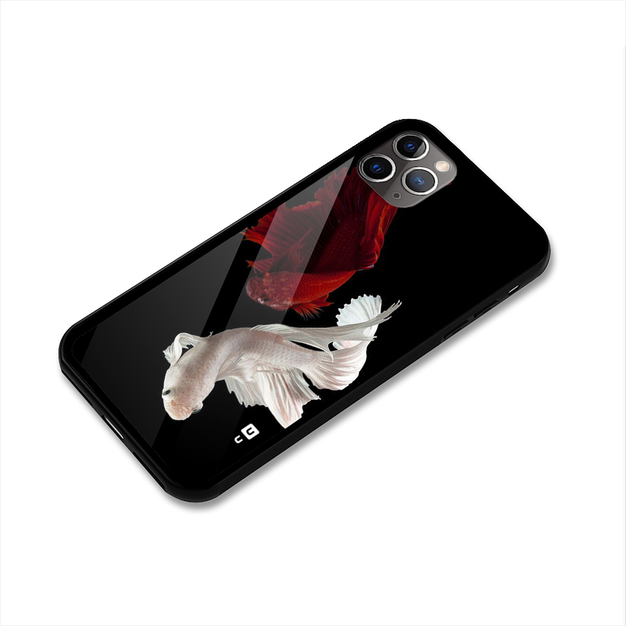 Fish Design Glass Back Case for iPhone 11 Pro Max