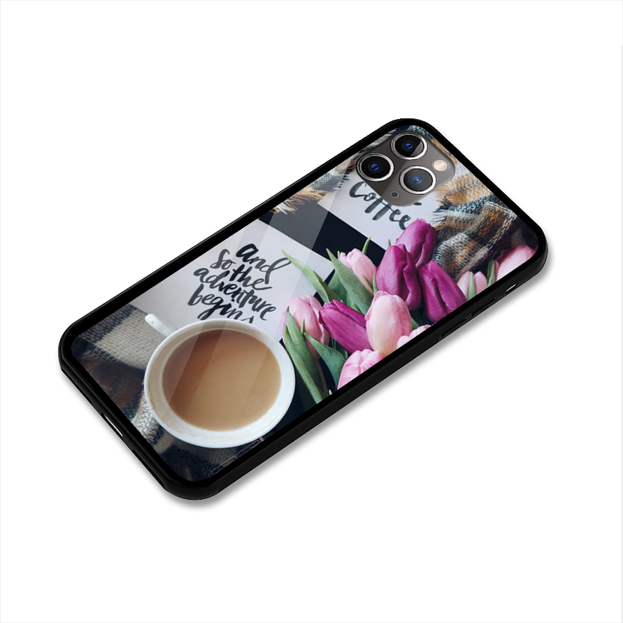 Floral Adventure Glass Back Case for iPhone 11 Pro Max