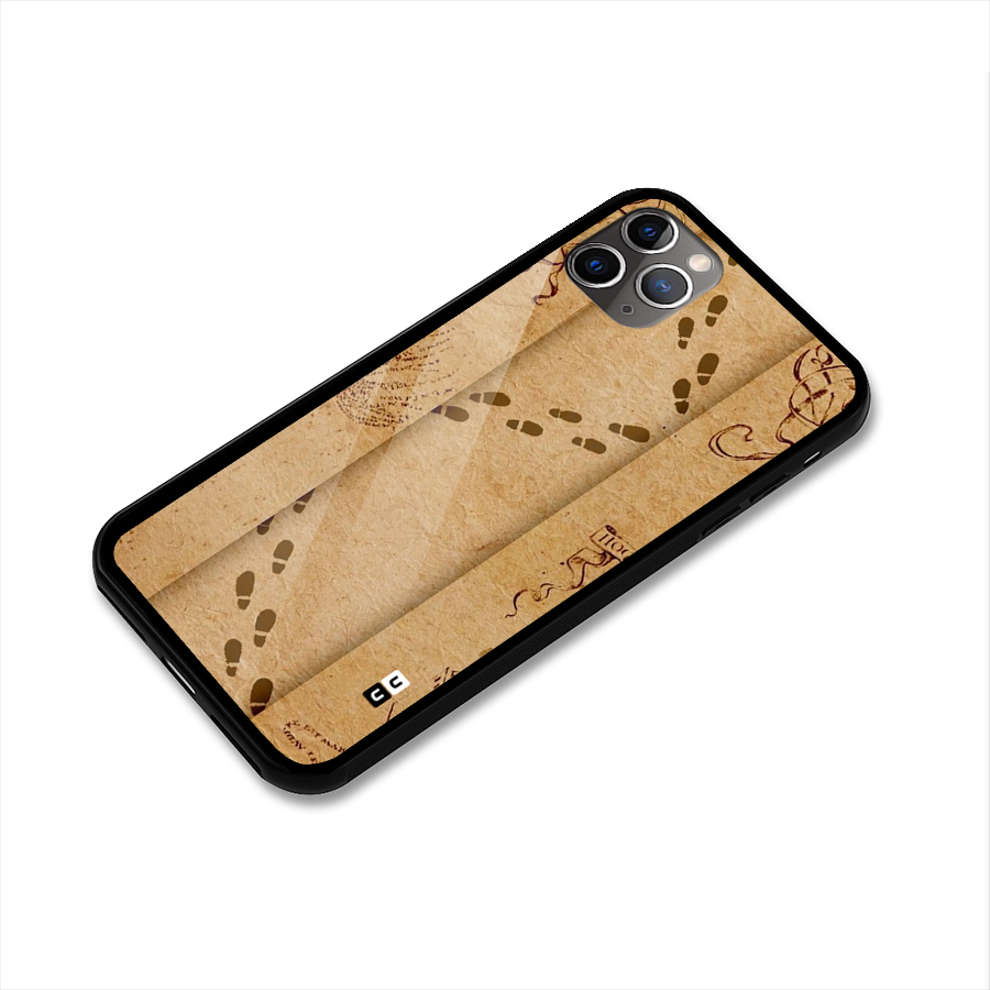 Footsteps Glass Back Case for iPhone 11 Pro Max