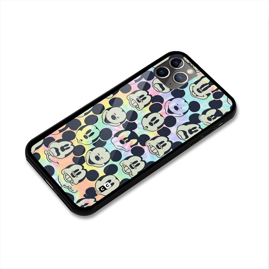 Fun Rainbow Faces Glass Back Case for iPhone 11 Pro Max