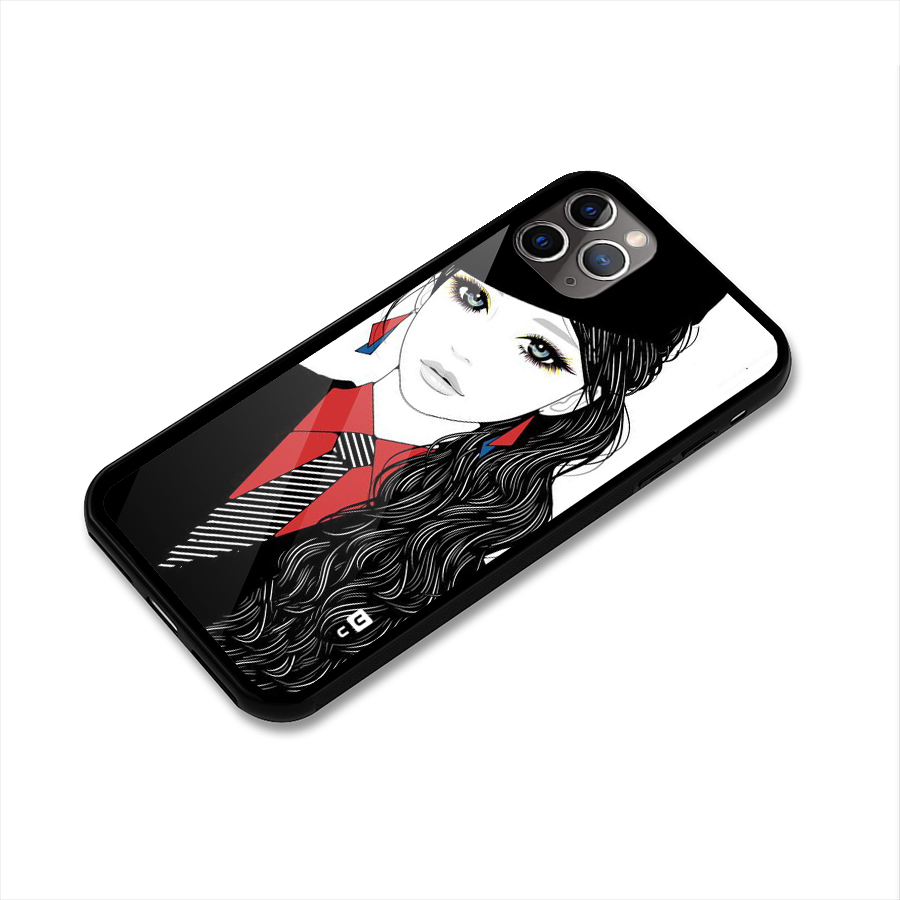 Girl Tie Glass Back Case for iPhone 11 Pro Max