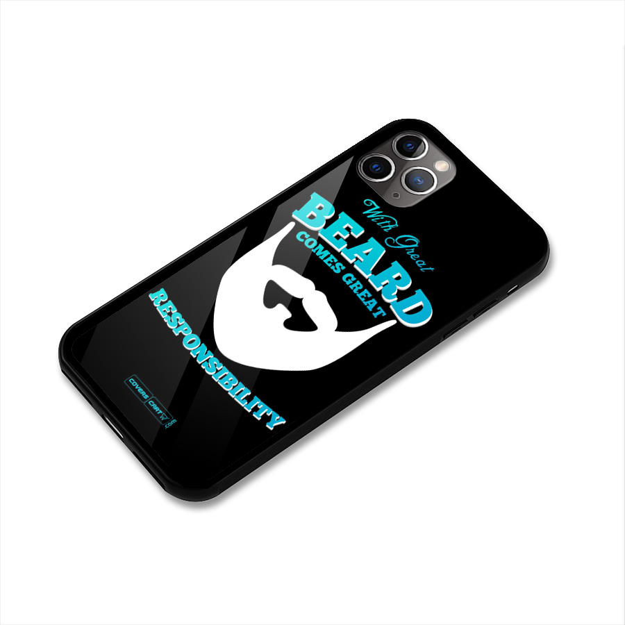 Great Beard Glass Back Case for iPhone 11 Pro Max