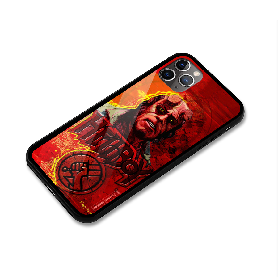 Hellboy Artwork Glass Back Case for iPhone 11 Pro Max