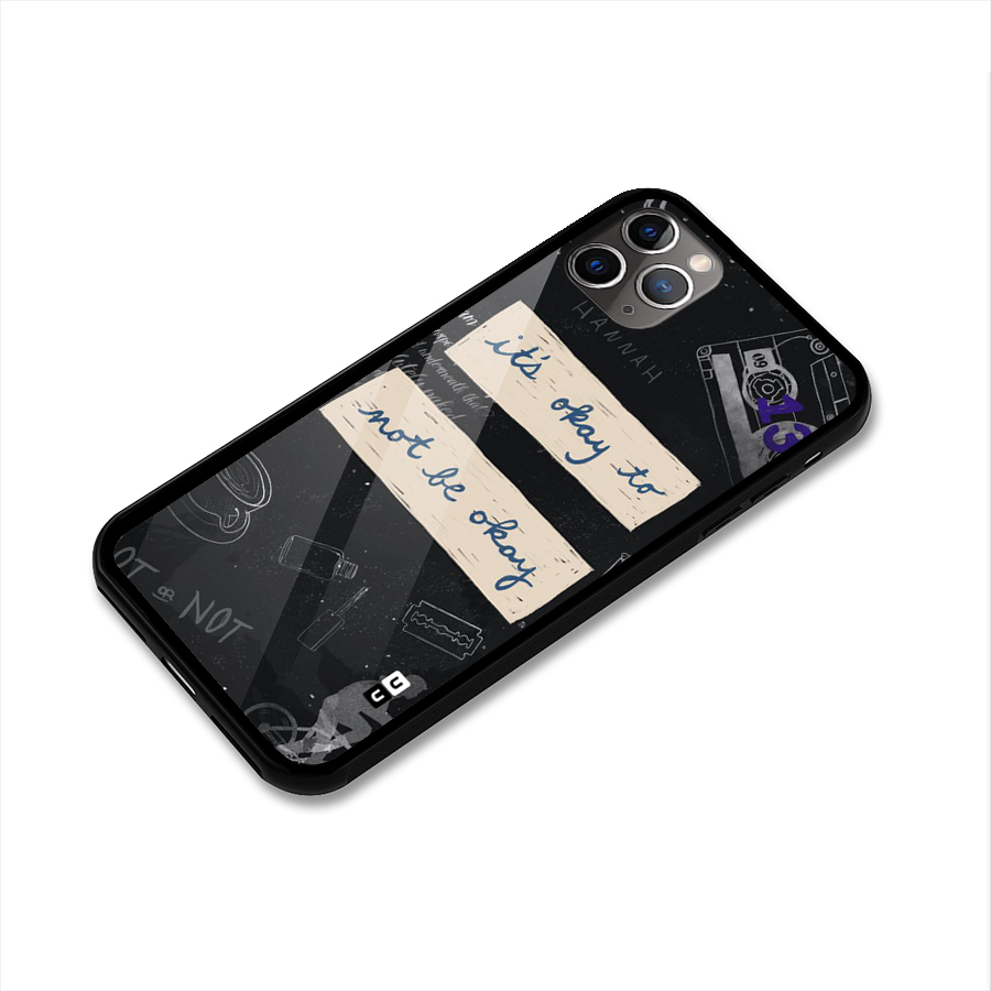 Its Okay Glass Back Case for iPhone 11 Pro Max