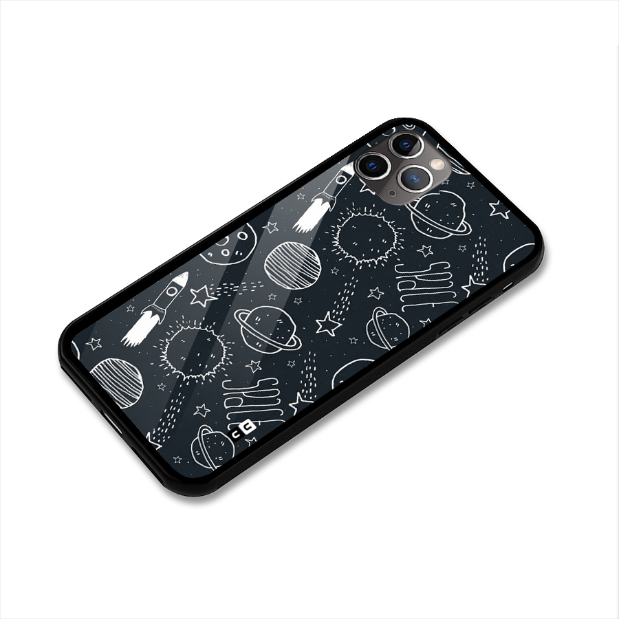 Just Space Things Glass Back Case for iPhone 11 Pro Max