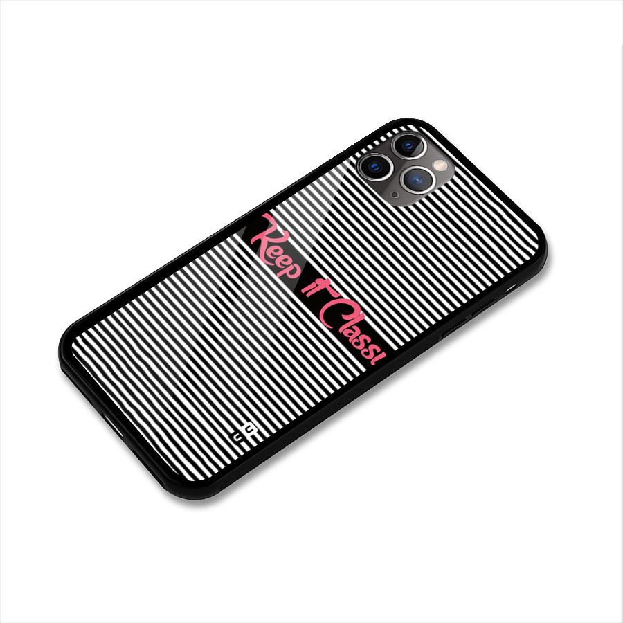 Keep It Classy Glass Back Case for iPhone 11 Pro Max