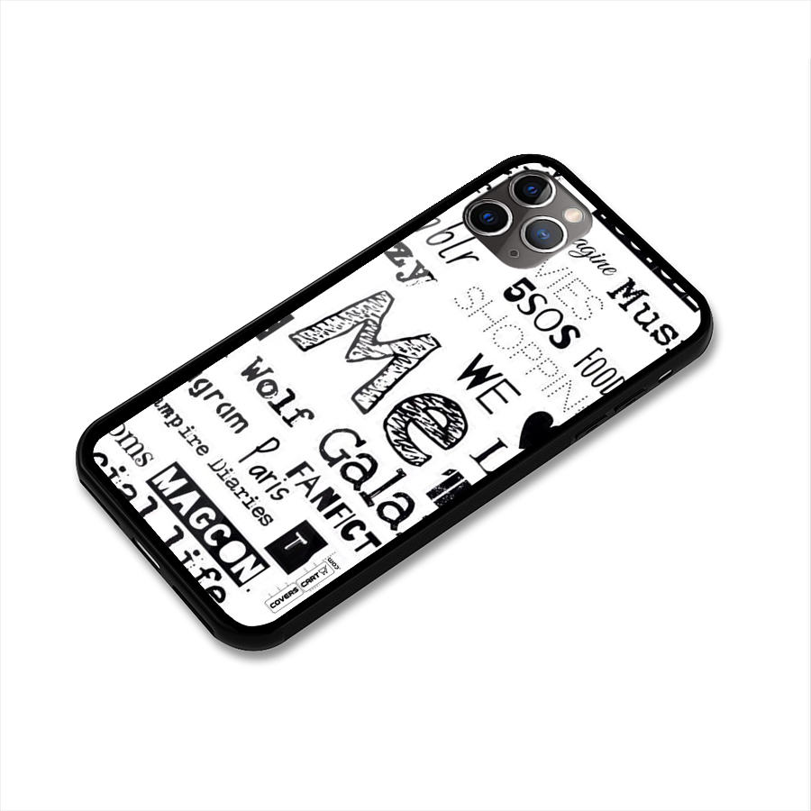 Love Things Glass Back Case for iPhone 11 Pro Max