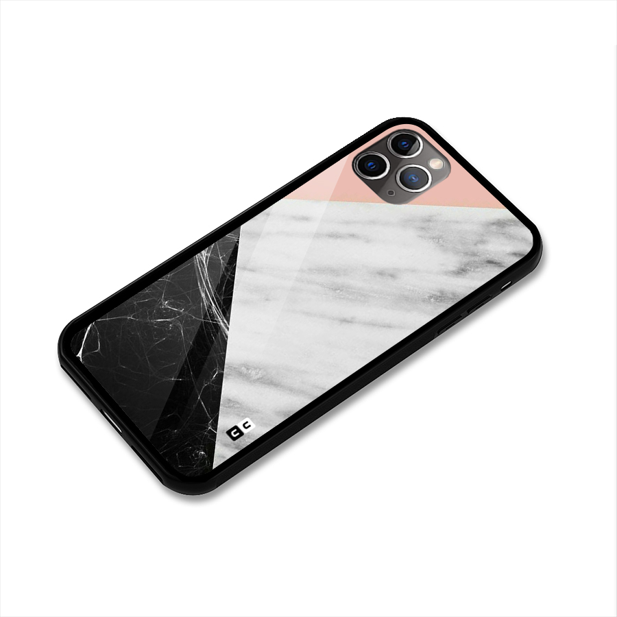 Marble Cuts Glass Back Case for iPhone 11 Pro Max