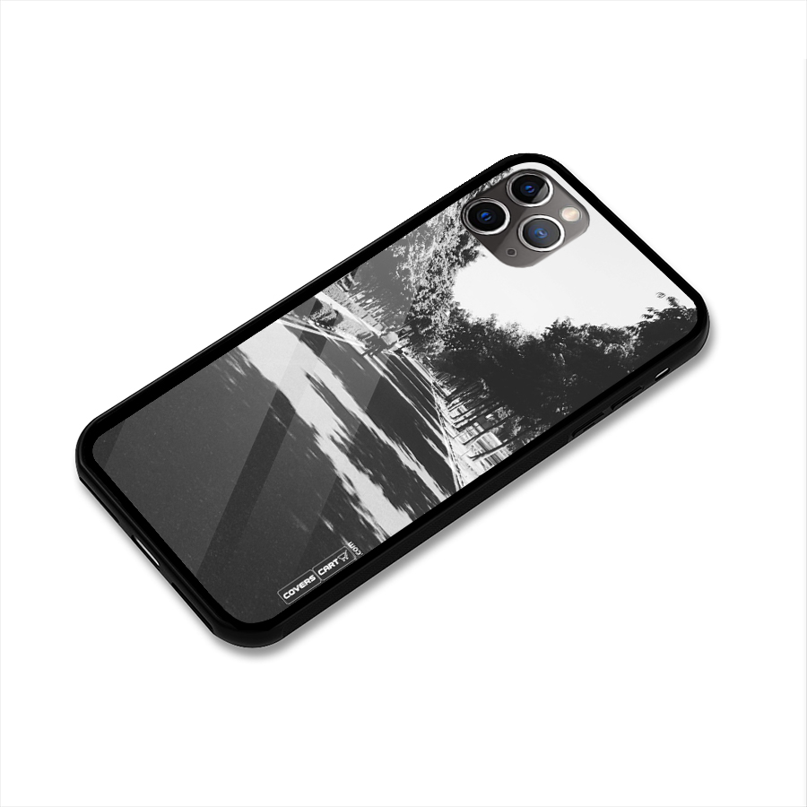 Monochrome Path Glass Back Case for iPhone 11 Pro Max