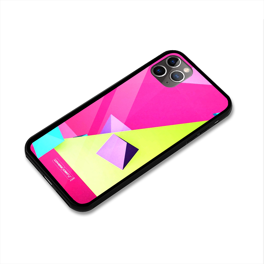 Motion Triangles Glass Back Case for iPhone 11 Pro Max