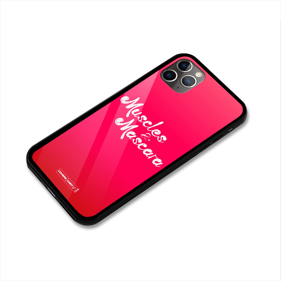 Muscles and Mascara Glass Back Case for iPhone 11 Pro Max