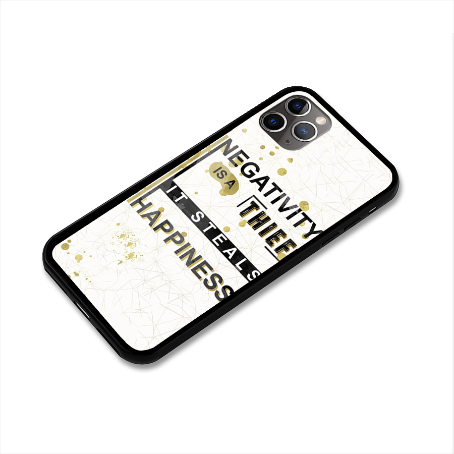 Negativity Thief Glass Back Case for iPhone 11 Pro Max