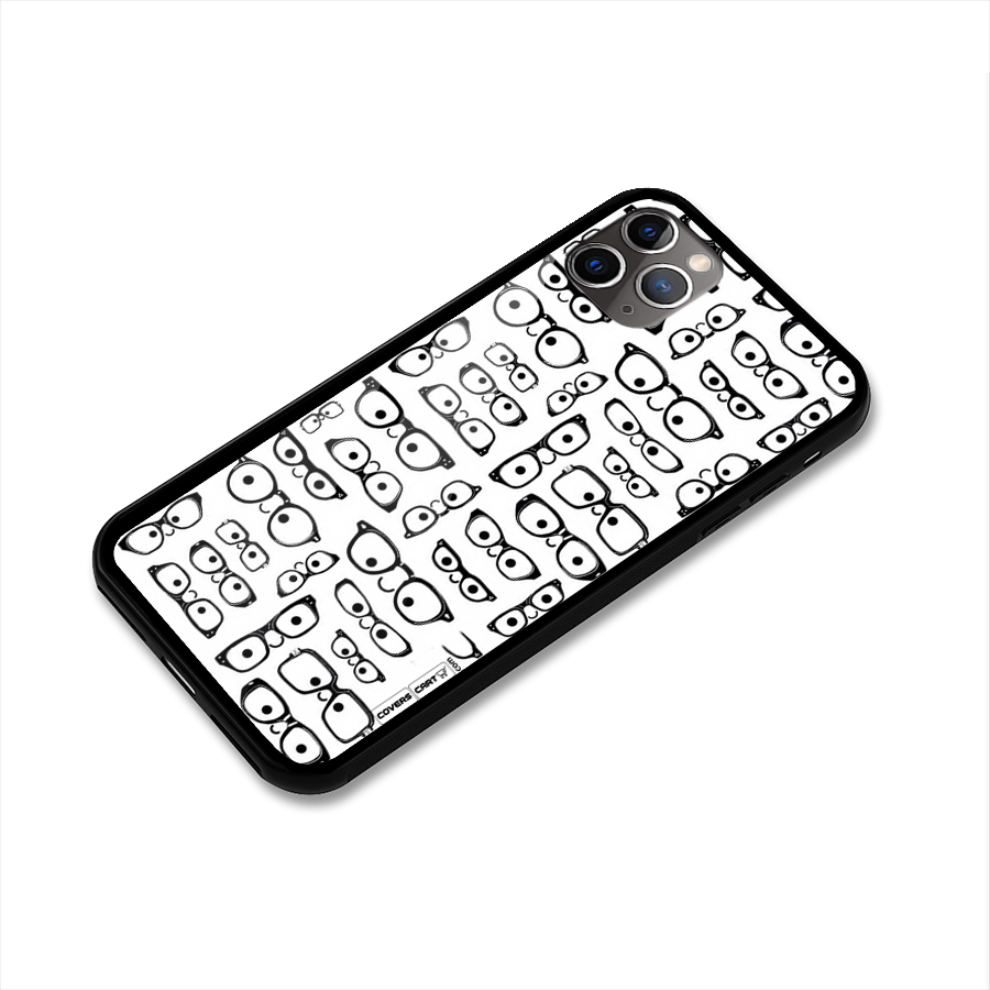 Nerdy Specs Glass Back Case for iPhone 11 Pro Max