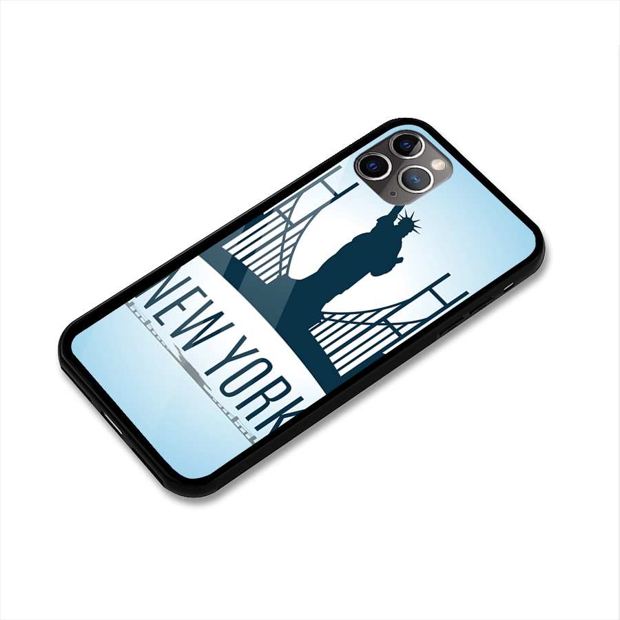 New York Skyline Glass Back Case for iPhone 11 Pro Max