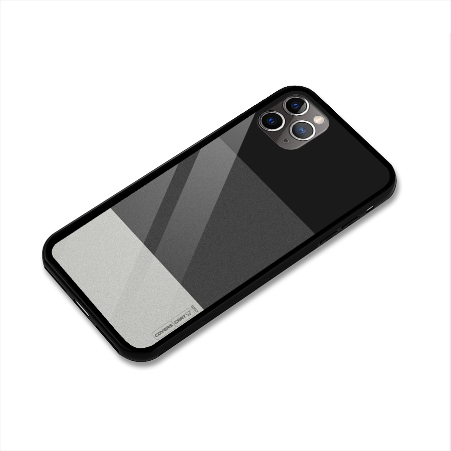 Pastel Black and Grey Glass Back Case for iPhone 11 Pro Max