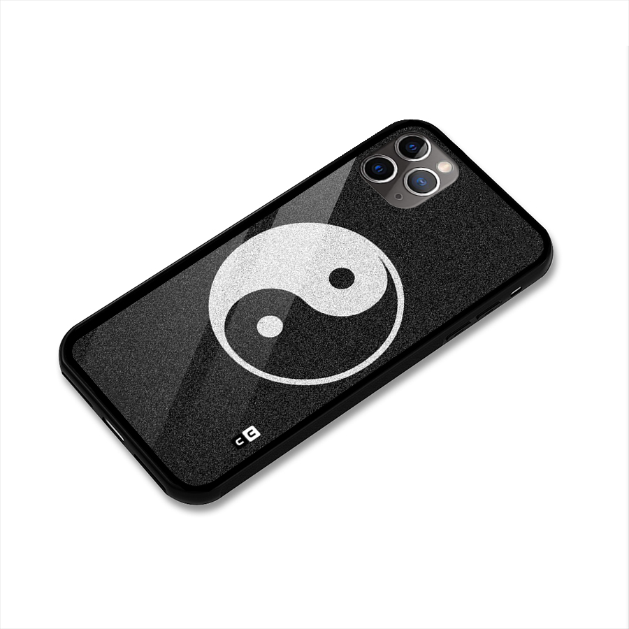 Peace Disorted Glass Back Case for iPhone 11 Pro Max
