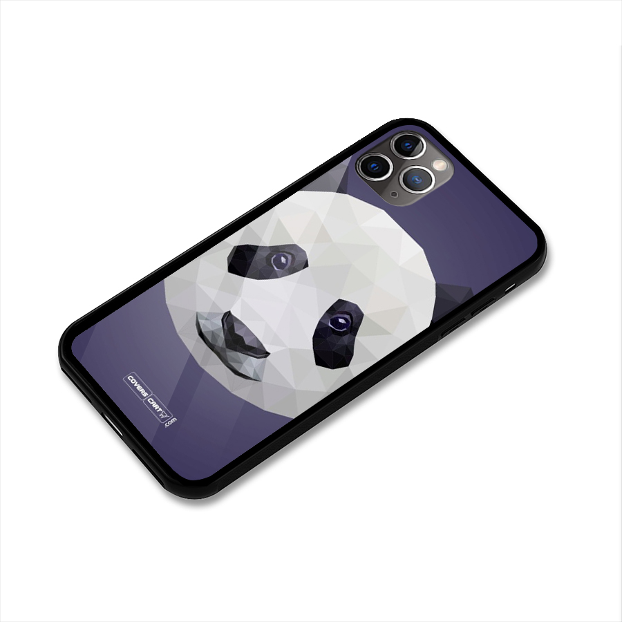 Polygon Panda Glass Back Case for iPhone 11 Pro Max