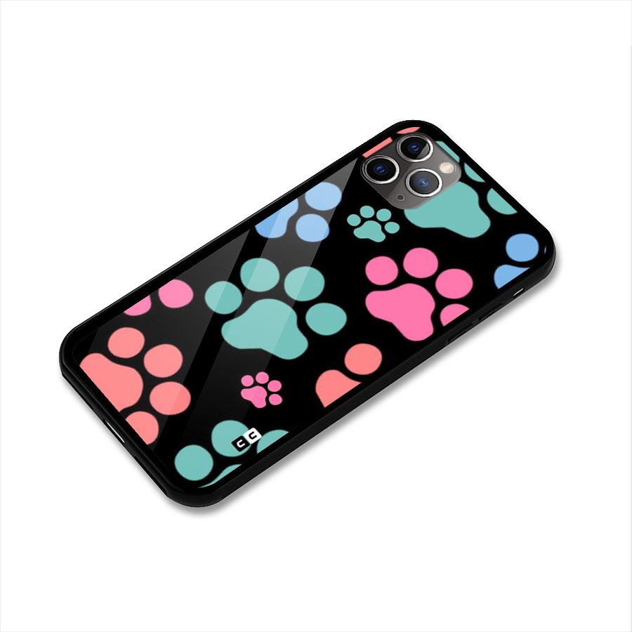 Puppy Paws Glass Back Case for iPhone 11 Pro Max